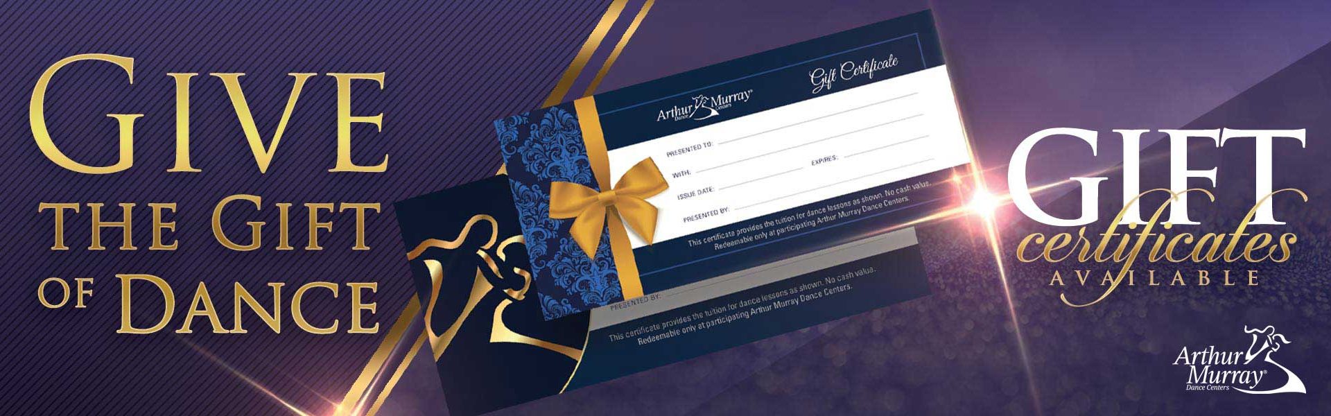 Arthur Murray Gift Certificates